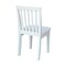 International Concepts Rectangle Set of 2 Mission Juvenile Chairs, 13 in W, 16 in L, 26 in H, Wood, White CC08-263P - alternate 2